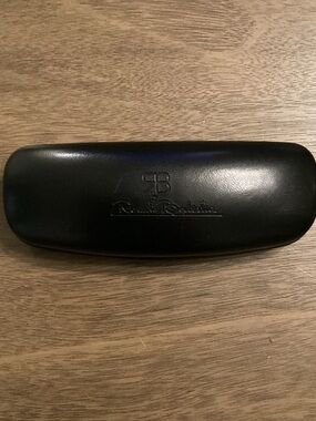 Renato Balestra Black Men's Eyewear Case EUC Unisex